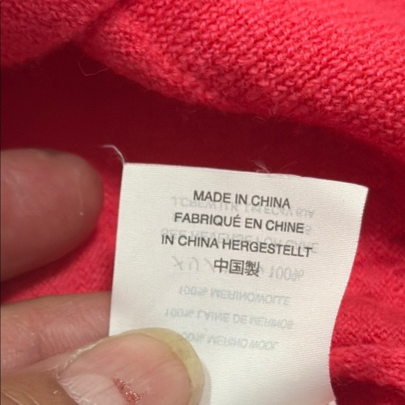 (R) J.CREW Vibrant Pink Sweater, size S - Picture 8 of 9